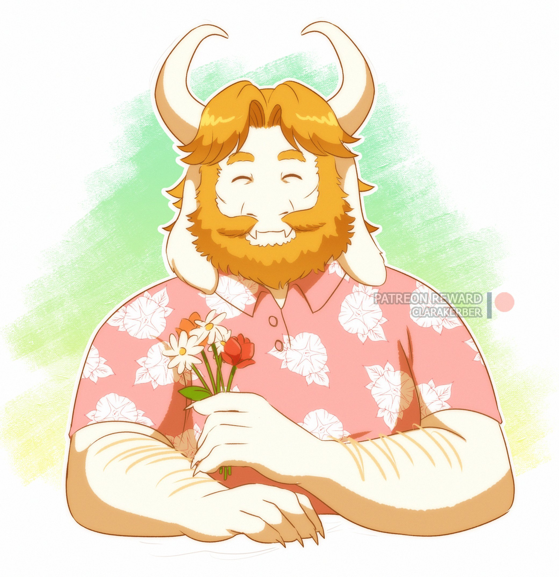 Asgore <3 Blank Meme Template