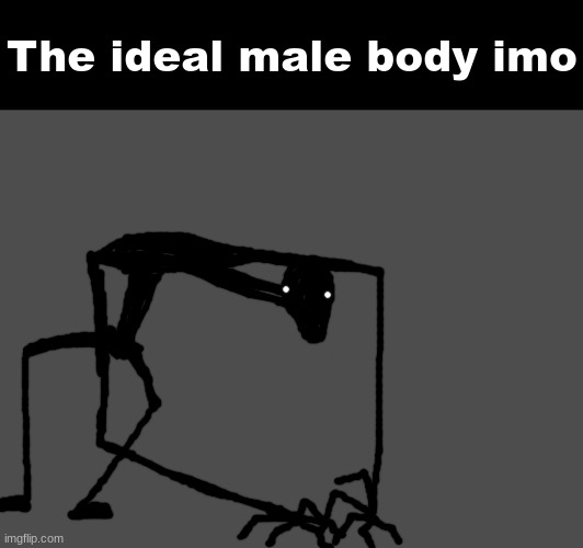 Chat what do y'all think | The ideal male body imo | made w/ Imgflip meme maker