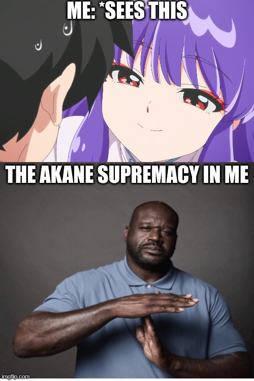 My reaction to Ranma Ep.10 | ME: *SEES THIS; THE AKANE SUPREMACY IN ME | image tagged in anime | made w/ Imgflip meme maker