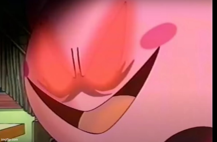 Angry Kirby | image tagged in angry kirby | made w/ Imgflip meme maker