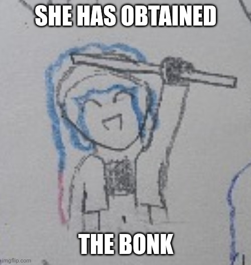 SHE HAS OBTAINED THE BONK | made w/ Imgflip meme maker