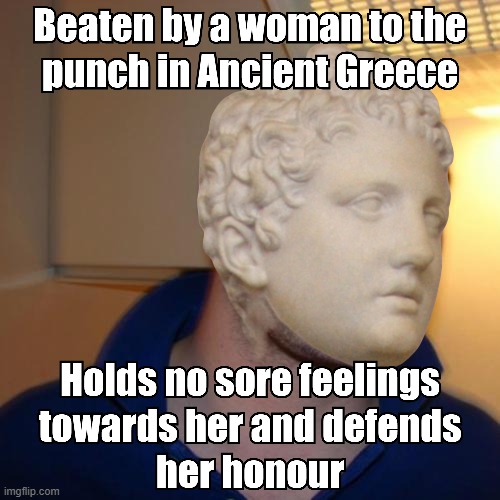 Good Guy Meleagros | image tagged in mythology,greek mythology,mythology memes,good guy greg,memes | made w/ Imgflip meme maker