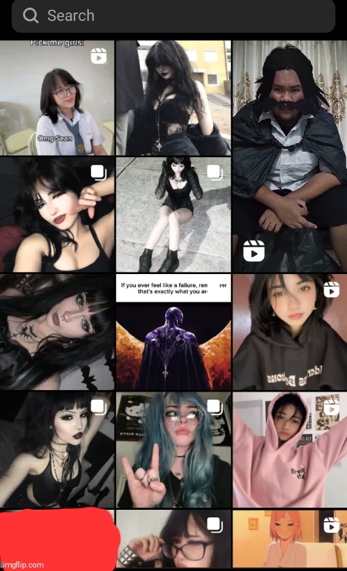 I opened my insta after a long time, rate my fyp | image tagged in the last image in the corner is a hentai | made w/ Imgflip meme maker