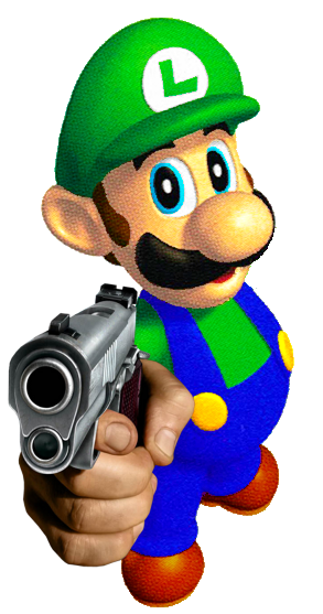 Luigi Wins By Doing What's Necessary Blank Meme Template