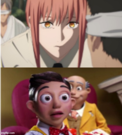 lol | image tagged in my reaction to this scene,chainsaw man | made w/ Imgflip meme maker