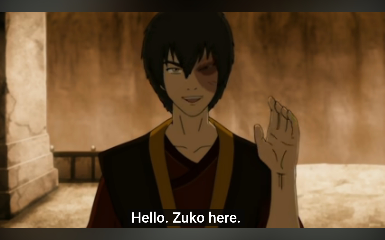 Hello Zuko here Blank Meme Template