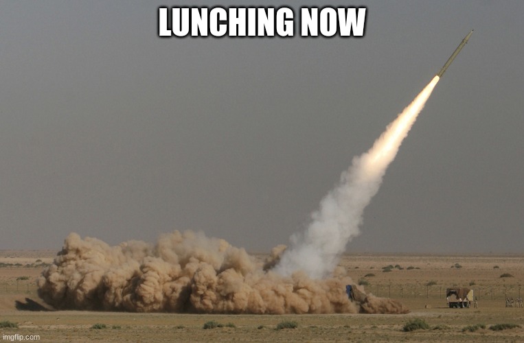 LUNCHING NOW | made w/ Imgflip meme maker