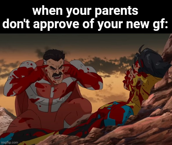 Lol | when your parents don't approve of your new gf: | image tagged in think mark think | made w/ Imgflip meme maker