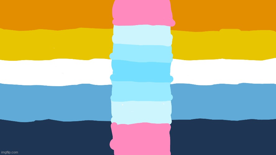 Flag for blu3. | image tagged in pride flag | made w/ Imgflip meme maker