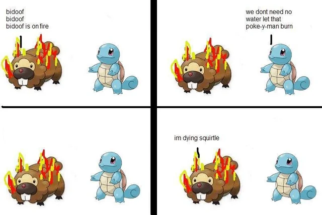 im dying squirtle Blank Meme Template