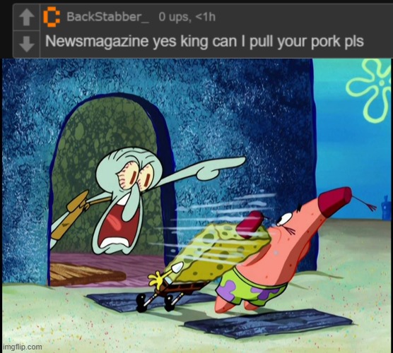 petition to kill this low iq genuine wasting carbon pile | image tagged in squidward screaming | made w/ Imgflip meme maker