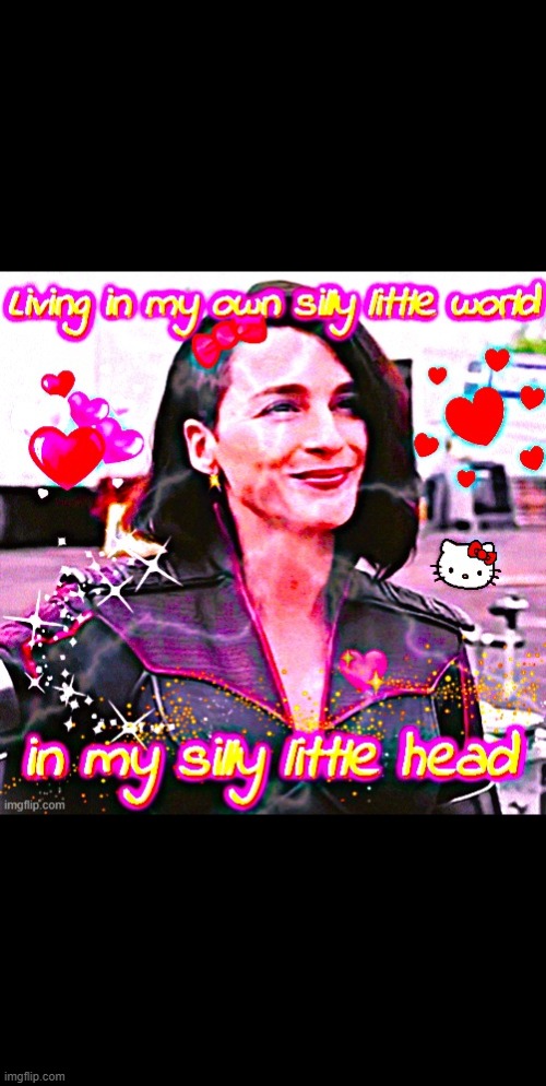 Living in my own silly little world in my silly little head | image tagged in living in my own silly little world in my silly little head | made w/ Imgflip meme maker