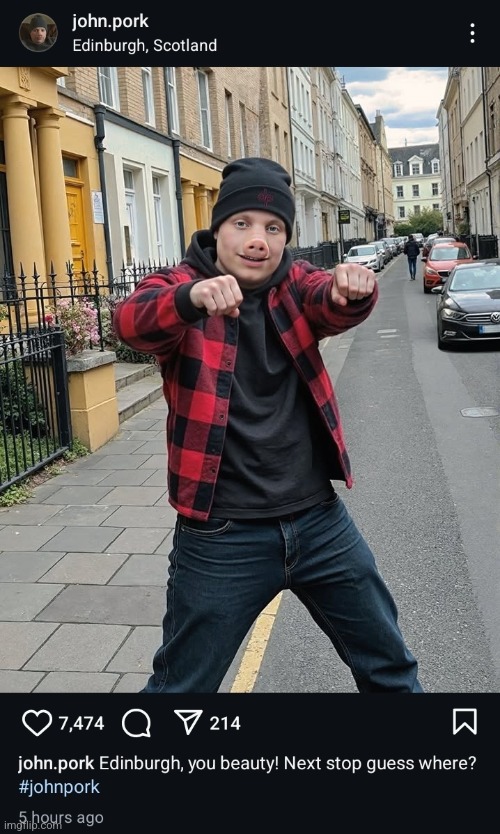 CHAT JOHN PORKS IN SCOTLAND RN | made w/ Imgflip meme maker