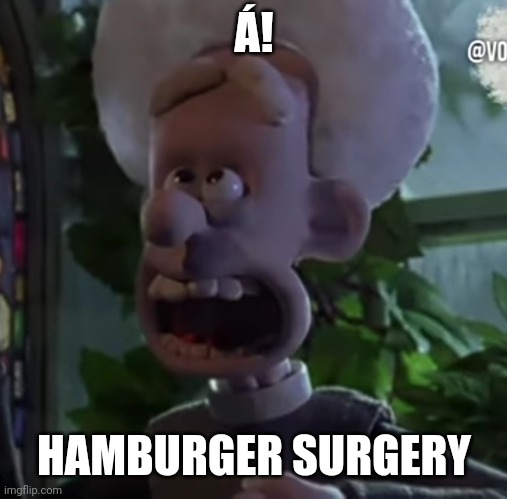 Amen! | Á! HAMBURGER SURGERY | image tagged in amen | made w/ Imgflip meme maker