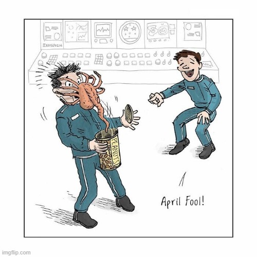 April Fools | image tagged in comics | made w/ Imgflip meme maker