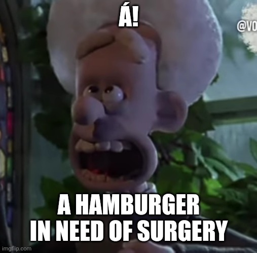 Amen! | Á! A HAMBURGER IN NEED OF SURGERY | image tagged in amen | made w/ Imgflip meme maker