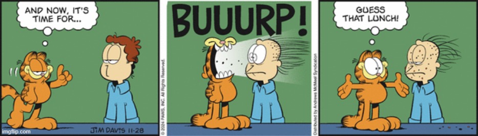 Garfield | image tagged in comics | made w/ Imgflip meme maker