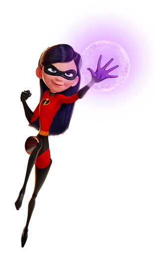 Violet Parr Blank Meme Template
