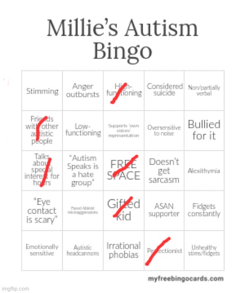 I’m autistic as shit but what the fuck are half these things? | image tagged in autism bingo | made w/ Imgflip meme maker