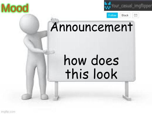 YCI announcement template | how does this look | image tagged in yci announcement template | made w/ Imgflip meme maker
