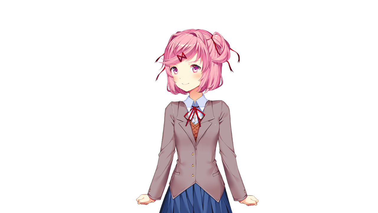 Natsuki Blank Meme Template