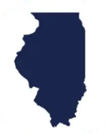 Illinois map Blank Meme Template