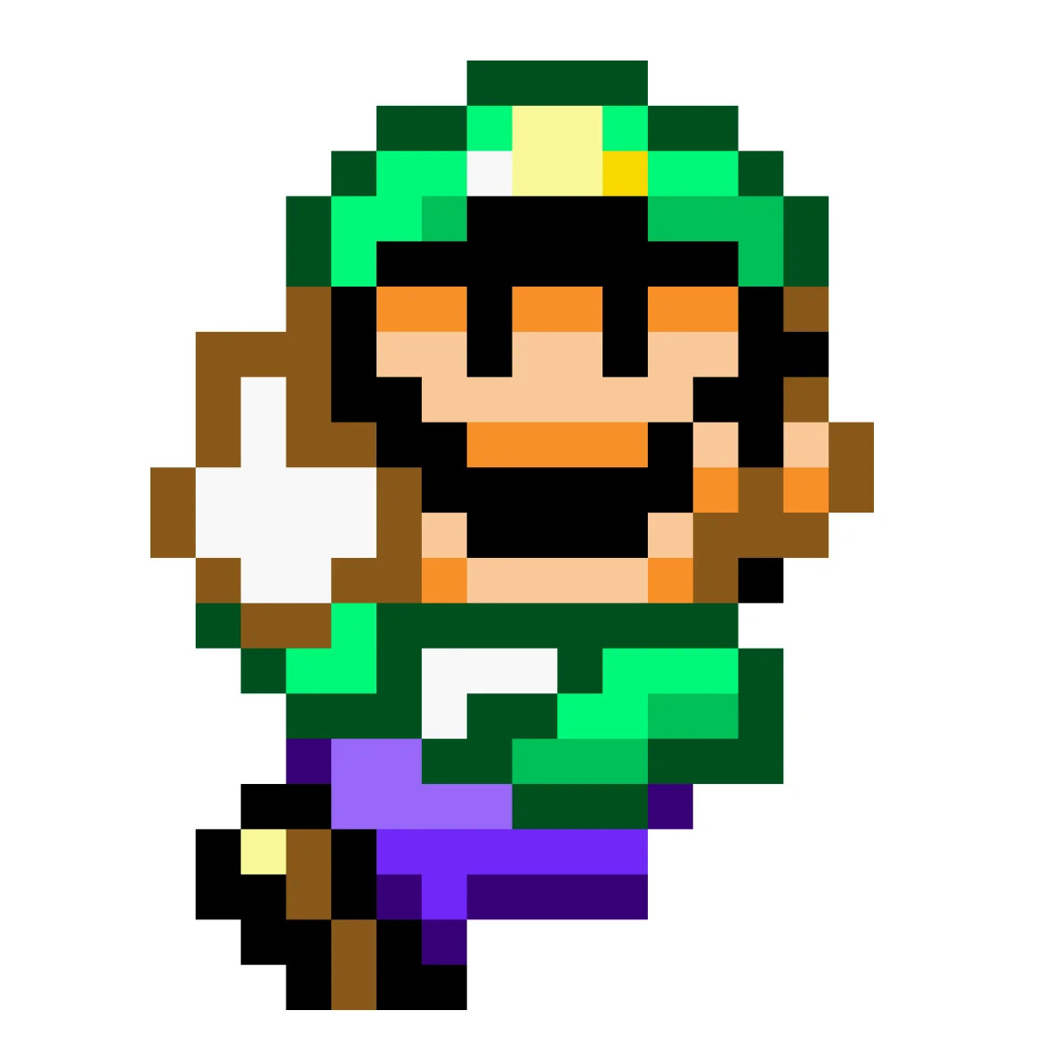 High Quality luigi middle finger Blank Meme Template