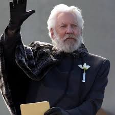 president snow hunger games Blank Meme Template