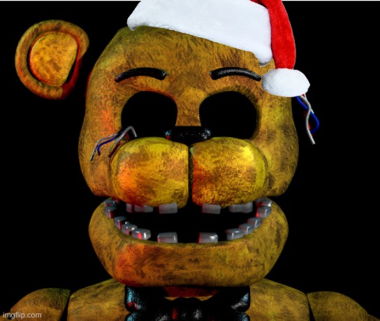 image tagged in festivegoldenfreddy | made w/ Imgflip meme maker