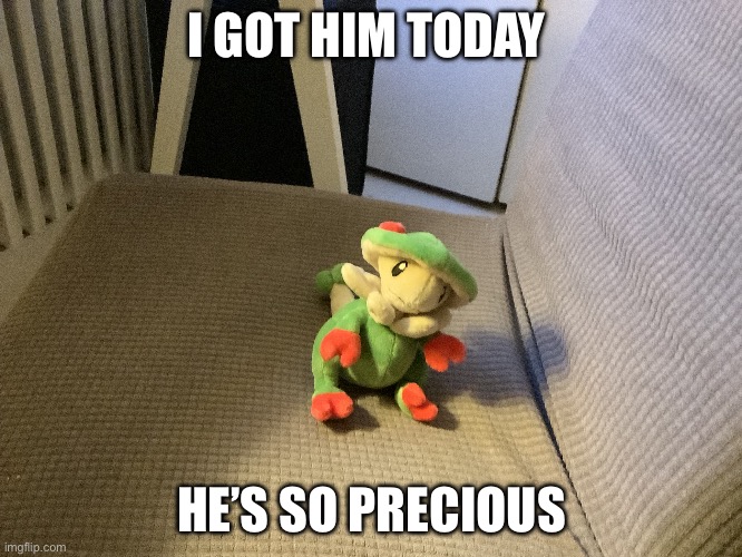 I GOT HIM TODAY; HE’S SO PRECIOUS | made w/ Imgflip meme maker