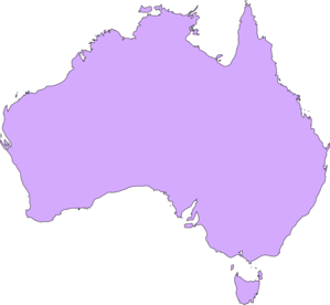 Australia purple Blank Meme Template