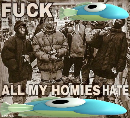 dumbass fucking stupid ass fish | image tagged in all my homies hate | made w/ Imgflip meme maker