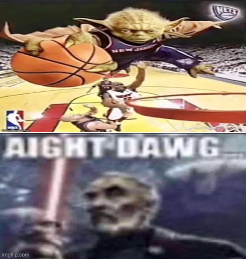 Yoda and Count Dooku | made w/ Imgflip meme maker
