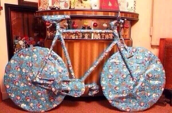 wrapped bike Blank Meme Template
