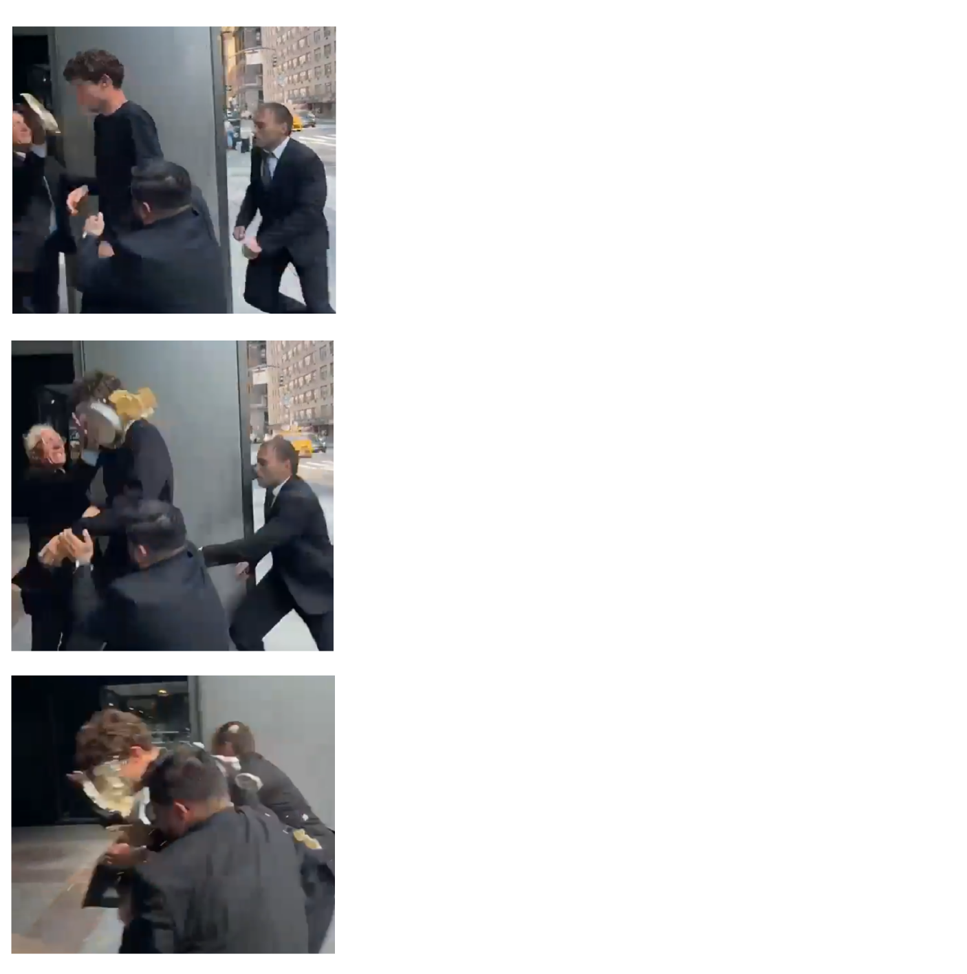 Three stages of pienation Blank Meme Template