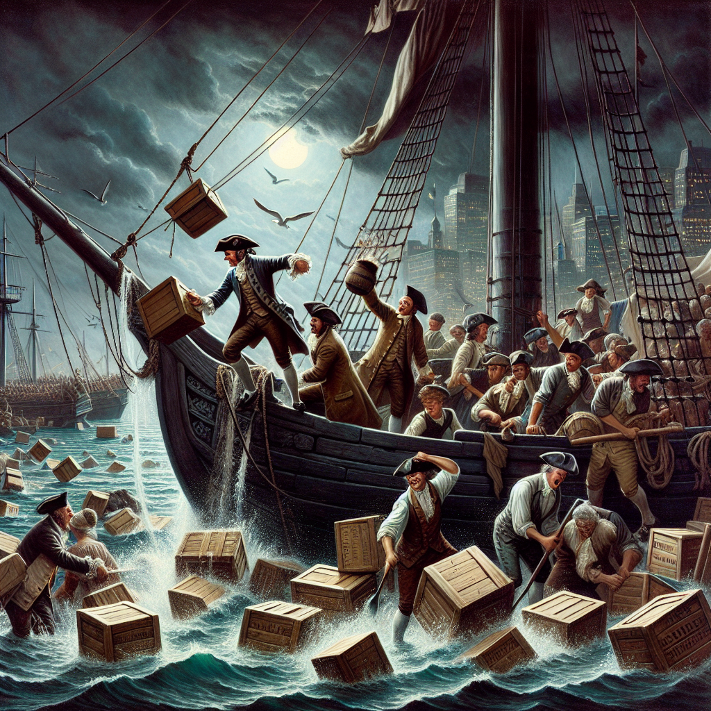 the boston tea party Blank Meme Template