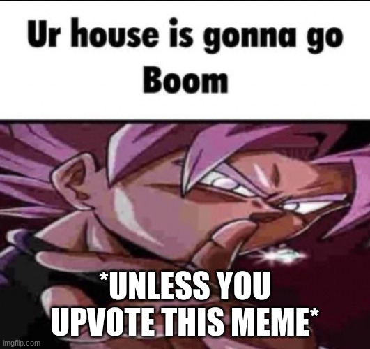 upvote for safe house, downvote for house go boom | *UNLESS YOU UPVOTE THIS MEME* | image tagged in quandale dingle | made w/ Imgflip meme maker