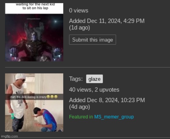 oh. I'm starting to distance myself from the site. | made w/ Imgflip meme maker