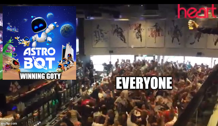 Crazy Crowd | EVERYONE; WINNING GOTY | image tagged in crazy crowd | made w/ Imgflip meme maker