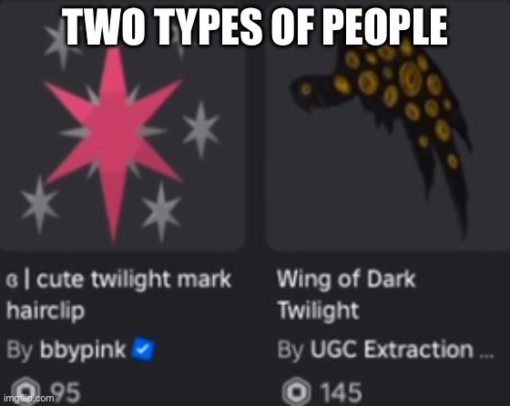 TWO TYPES OF PEOPLE | made w/ Imgflip meme maker