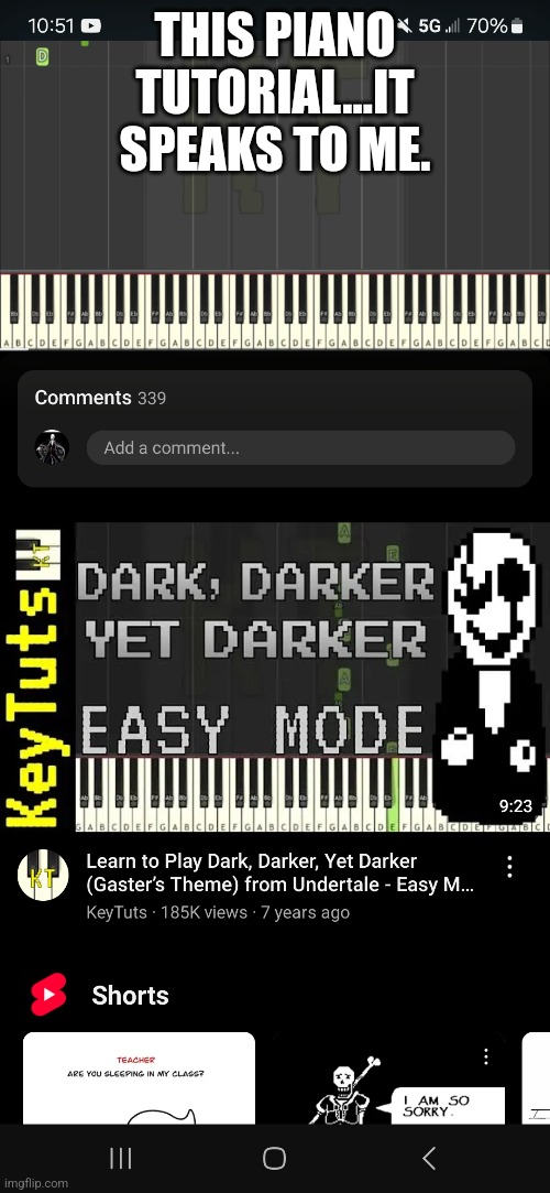 THIS PIANO TUTORIAL...IT SPEAKS TO ME. | made w/ Imgflip meme maker