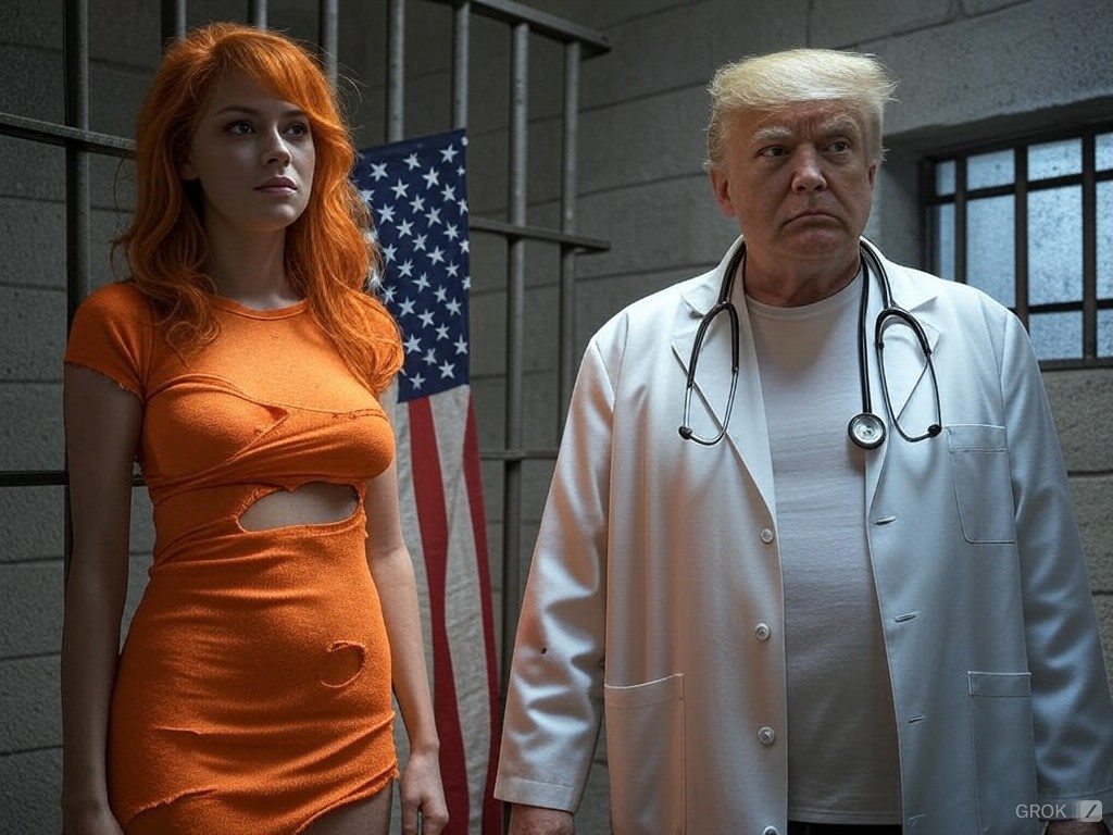 Jail nurse trump Blank Meme Template