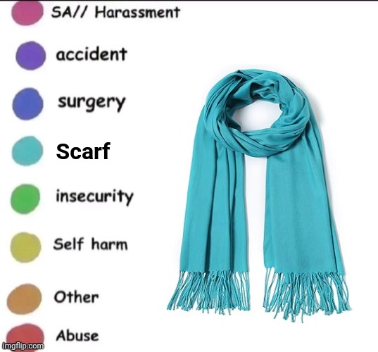 Scarf | Scarf | image tagged in share your story,scarf | made w/ Imgflip meme maker