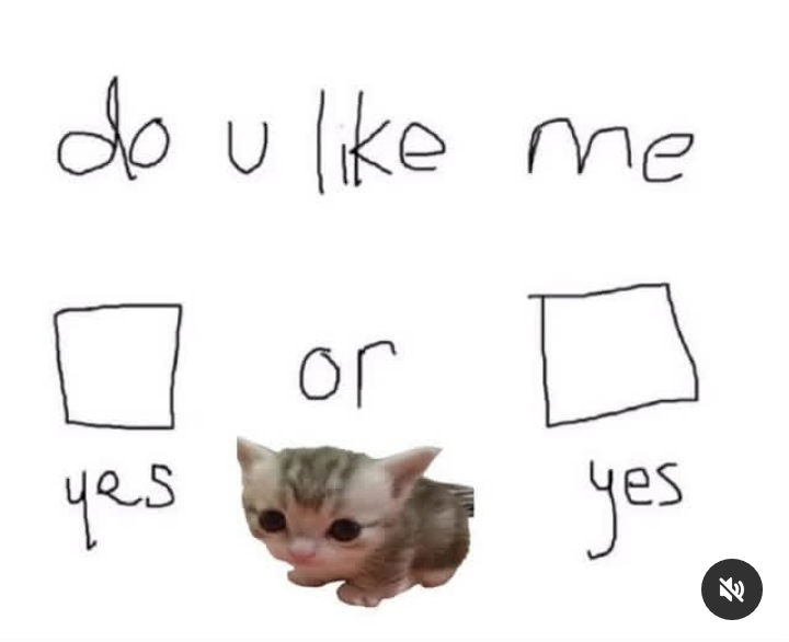 High Quality Do you like me Blank Meme Template