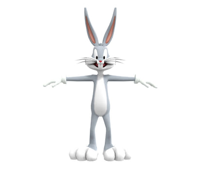 bugs bunny t pose Blank Meme Template