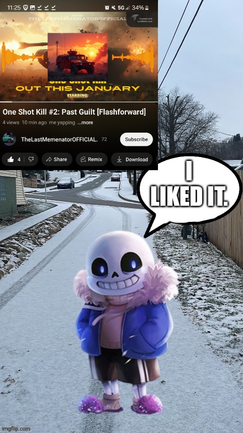 I LIKED IT. | made w/ Imgflip meme maker