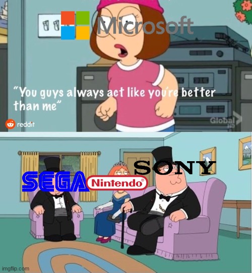 Well.......they are | image tagged in video games,nintendo,sony,playstation,xbox vs ps4,sega | made w/ Imgflip meme maker