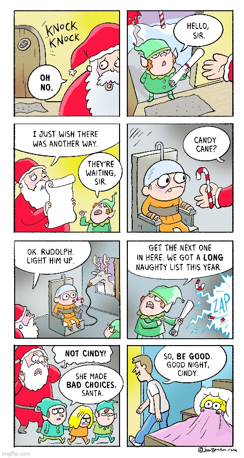 Candy cane | image tagged in candy cane,santa claus,comics,comics/cartoons,electric chair,santa | made w/ Imgflip meme maker