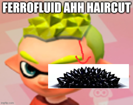 FERROFLUID AHH HAIRCUT | made w/ Imgflip meme maker