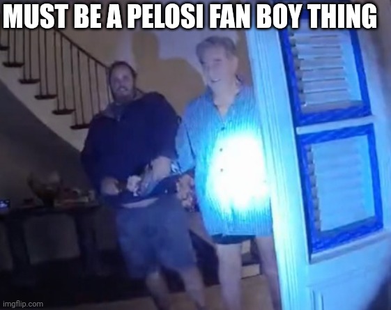 Paul Pelosi hammered | MUST BE A PELOSI FAN BOY THING | image tagged in paul pelosi hammered | made w/ Imgflip meme maker